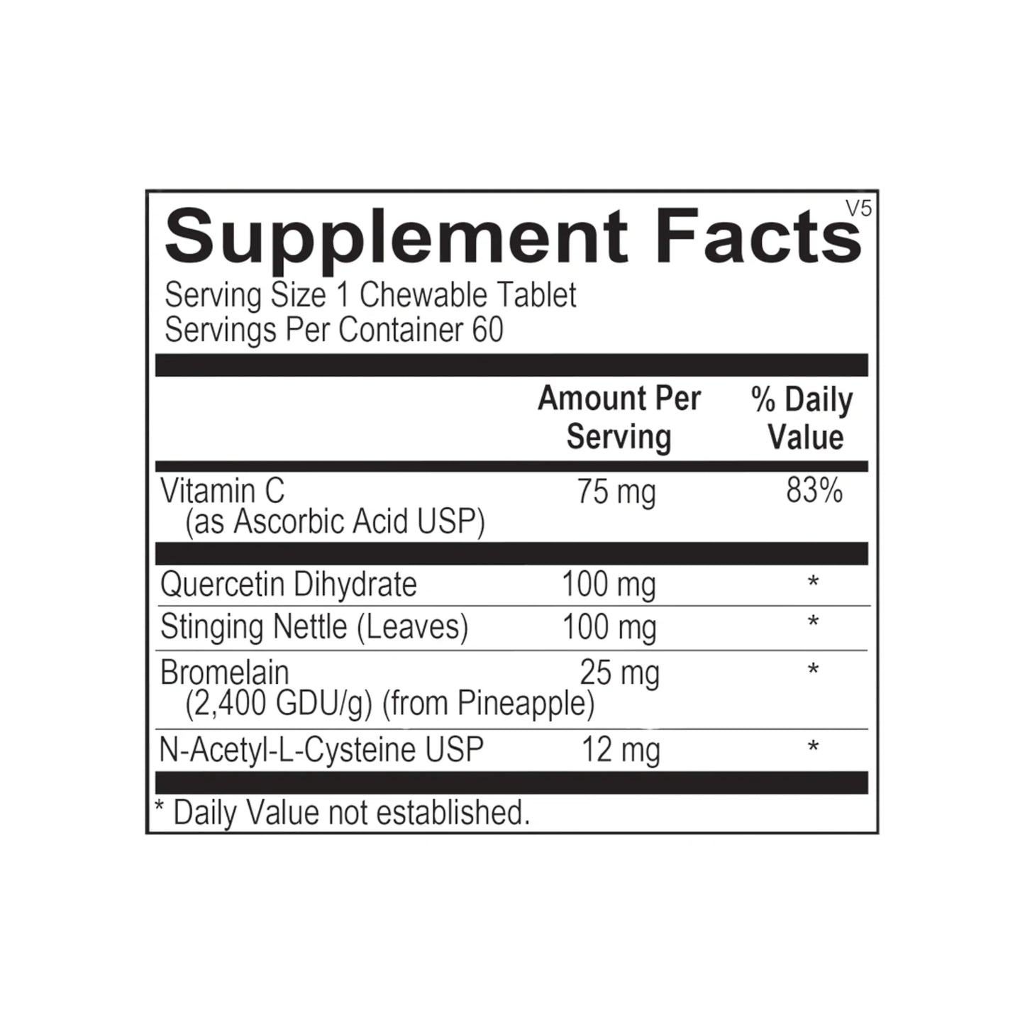 D-Hist_Jr _Suppliment_Facts _by_ortho_molecular_Products