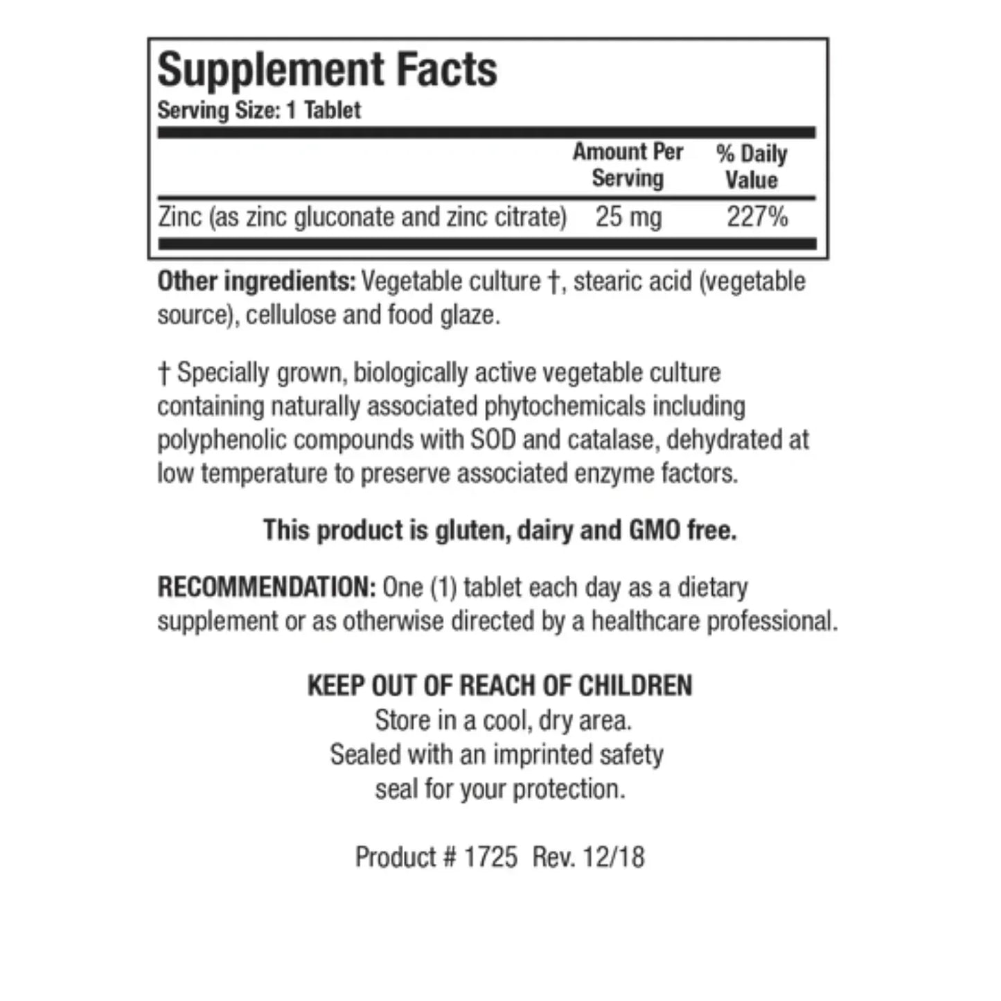 Zn-Zyme Forte - Biotics Research