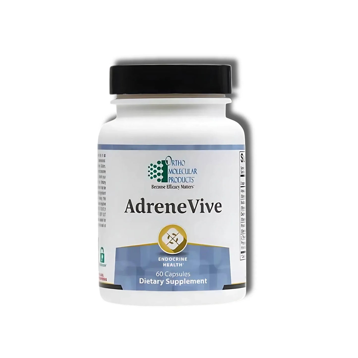 AdreneVive by Ortho Molecular Products Front side