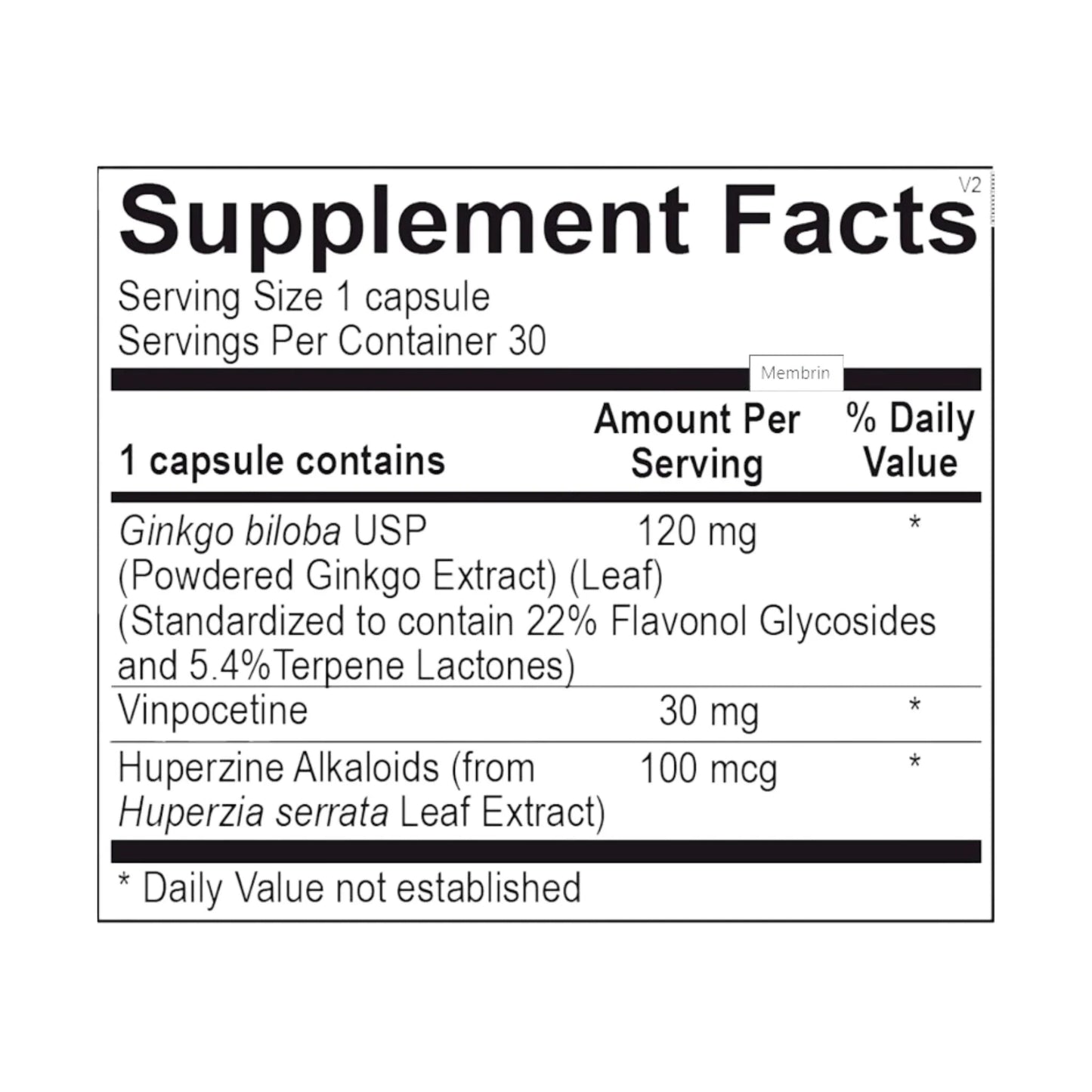 Membrin – 30 Capsules by Ortho Molecular Products