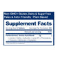 Supplement facts – Perfect Amino 300 tablets by BodyHealth