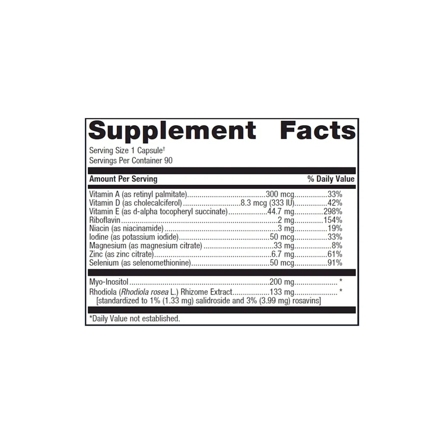 Thyrosol Capsules - Metagenics