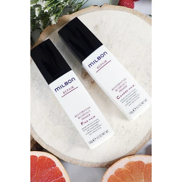Milbon Signature REPAIR Restorative Blowout Primer (Fine Hair) - 4.2oz