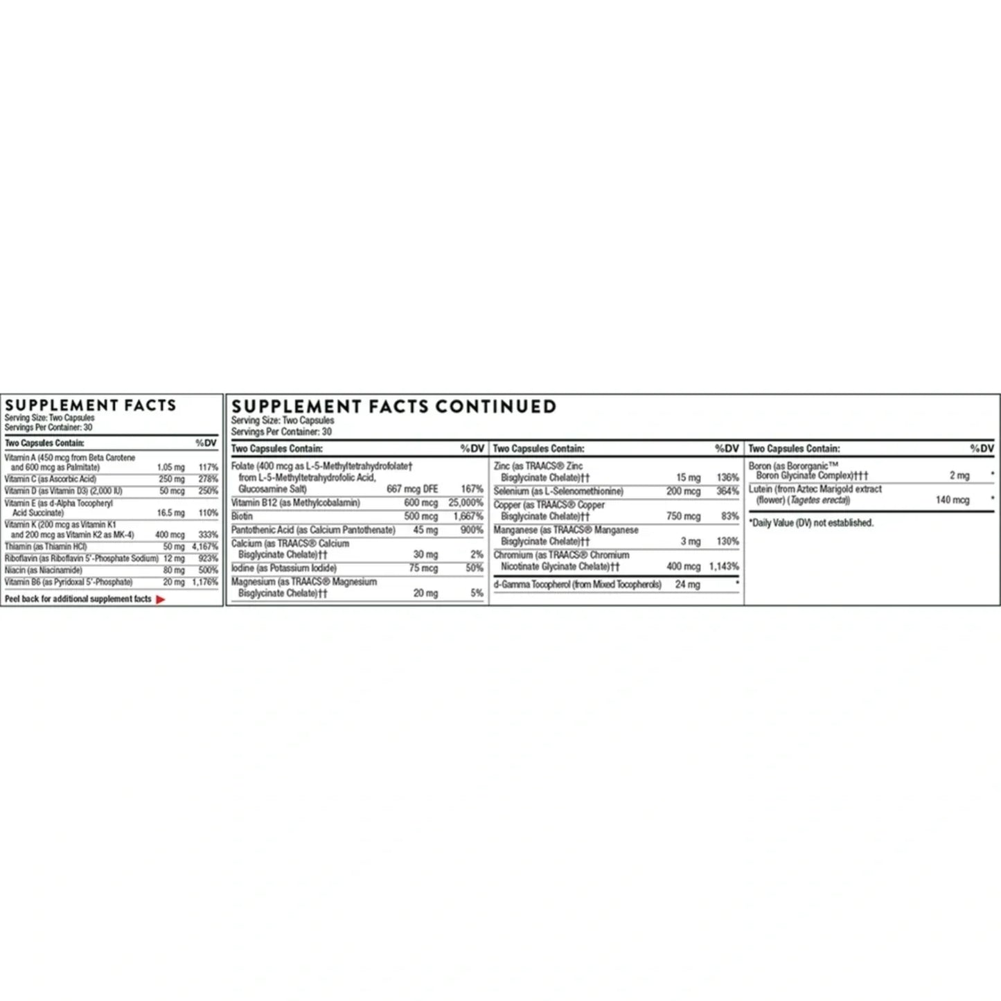 Basic Nutrients 2/Day - Thorne